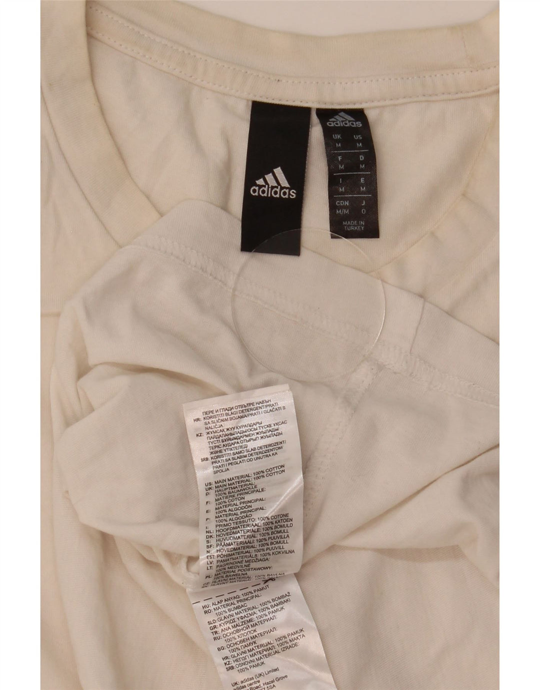 Мужская футболка Adidas Top Medium White Cotton