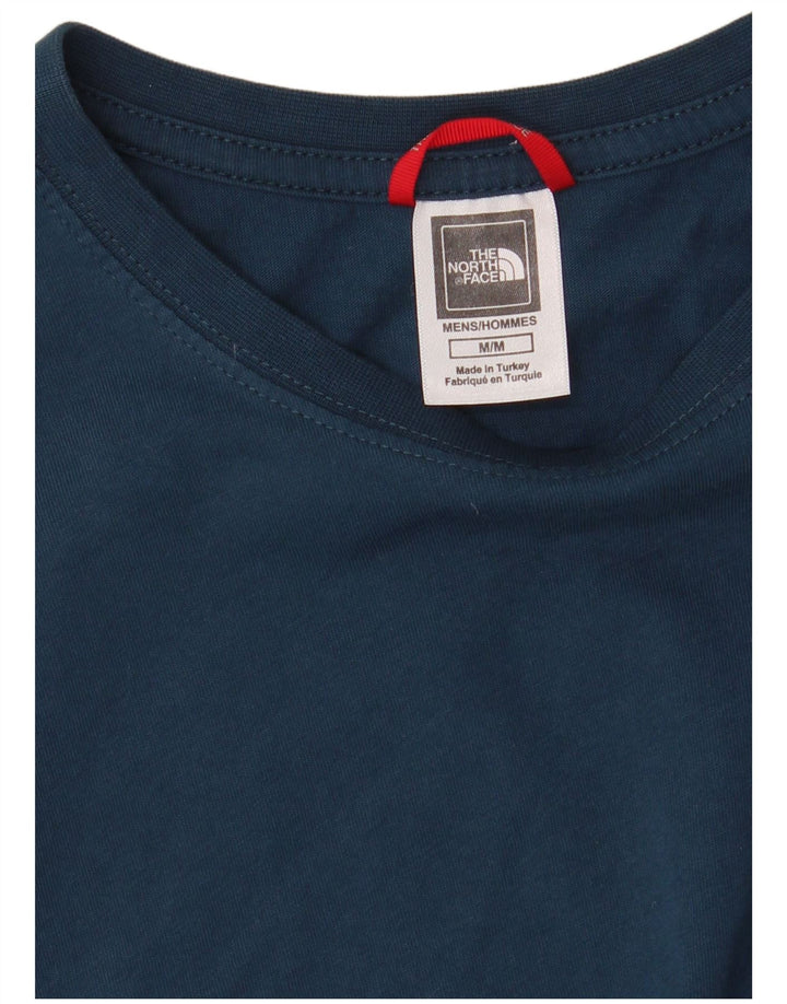 Мужская футболка The North Face среднего синего цвета