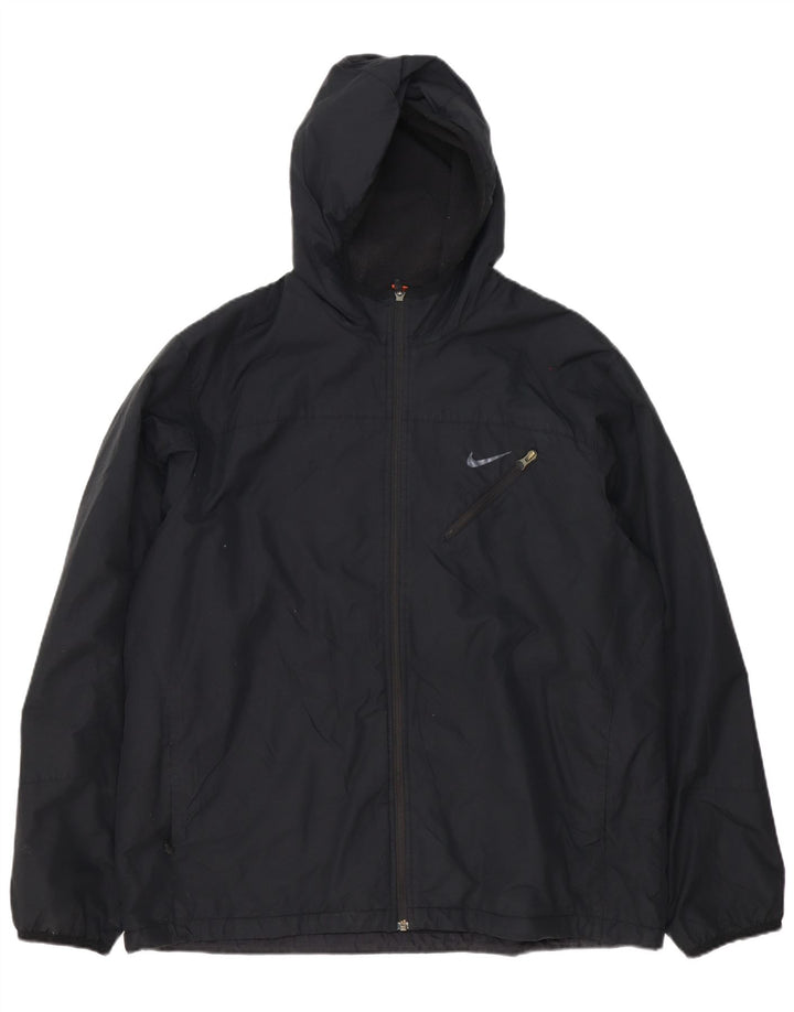 Мужская спортивная куртка с капюшоном Nike UK 46/48 XL, черный полиэстер