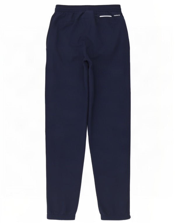 Мужские длинные спортивные брюки Adidas Joggers XS темно-синие из полиэстера
