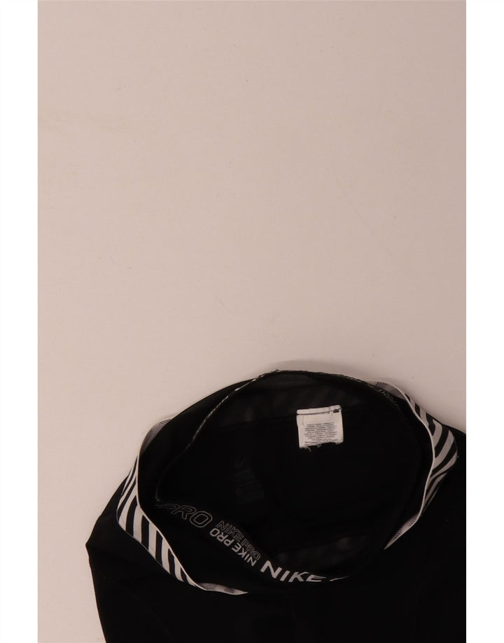 Женские леггинсы с рисунком NIKE UK 8, маленькие черные