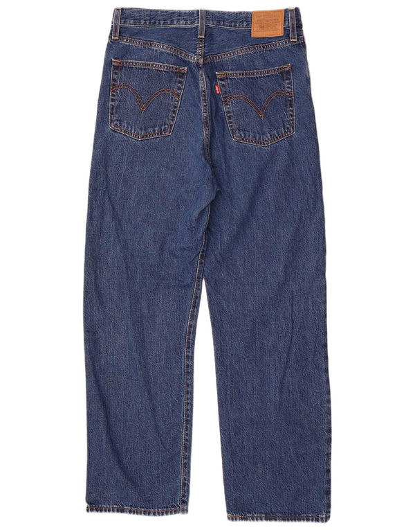 Женские прямые джинсы Levi's Ribcage W30 L29, синий хлопок