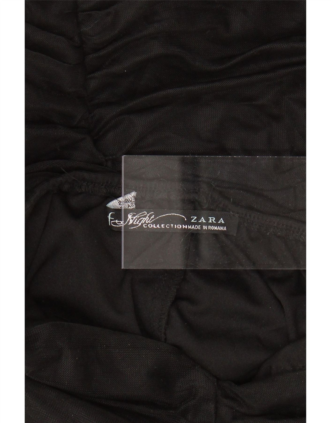 Женское облегающее платье без бретелек ZARA UK 8, маленькое черное