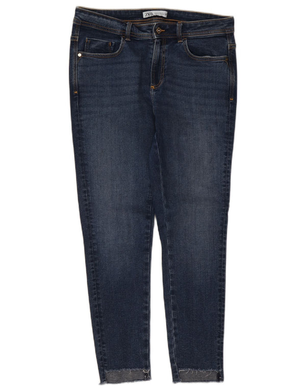 Женские джинсы скинни Zara EU 42, большие W32 L27, синие