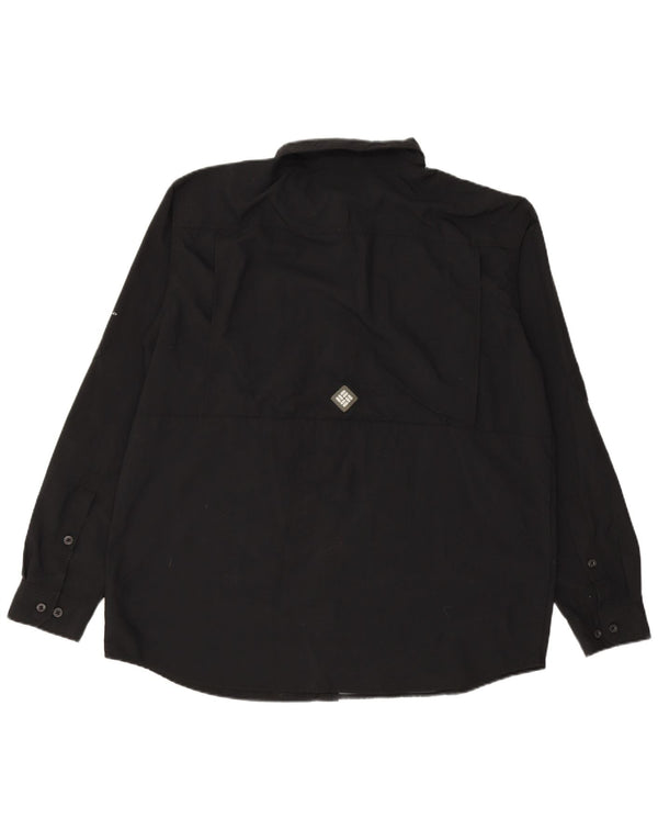 Мужская рубашка COLUMBIA XL, черный нейлон