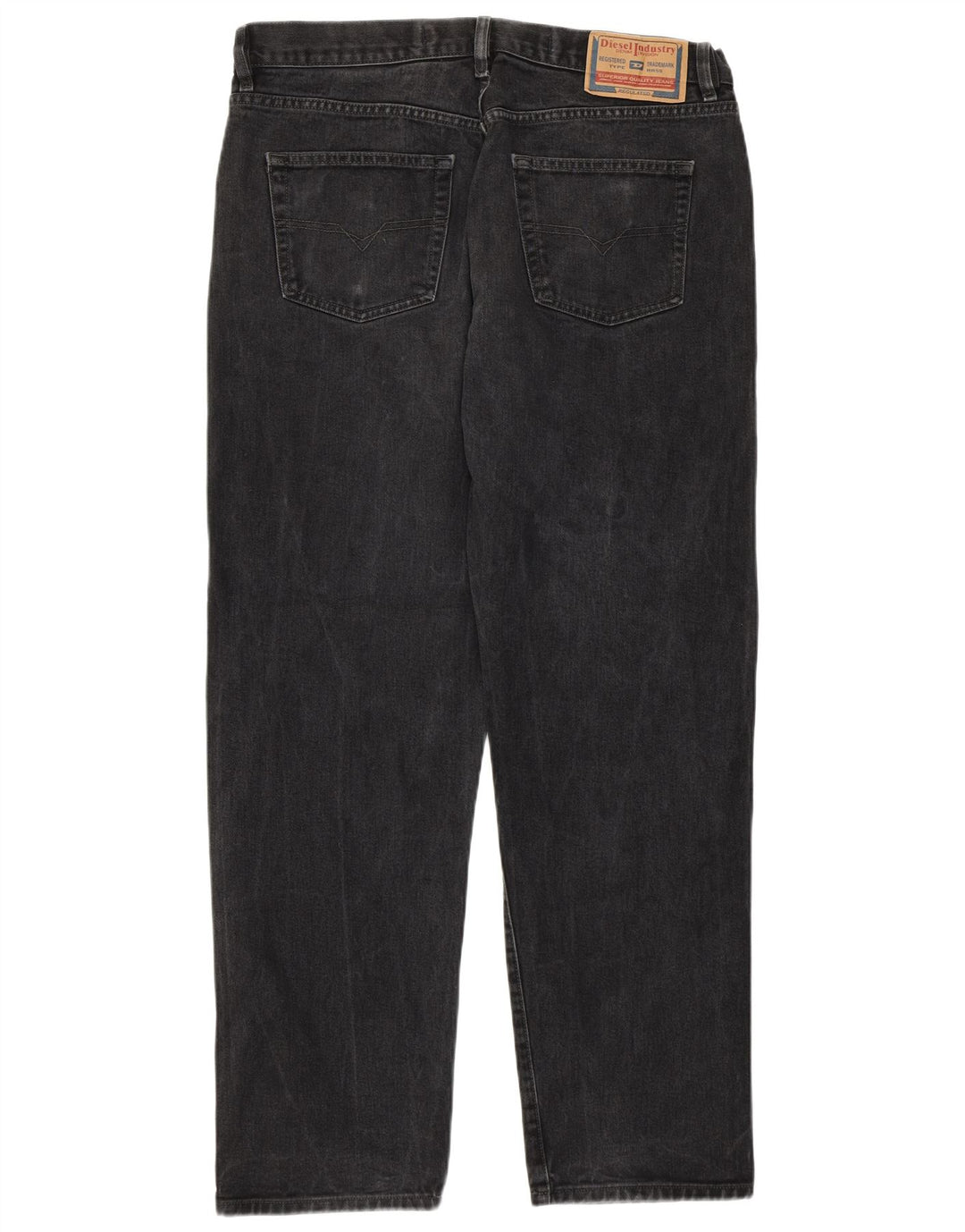 Мужские прямые джинсы Diesel W38 L31 серые, хлопок