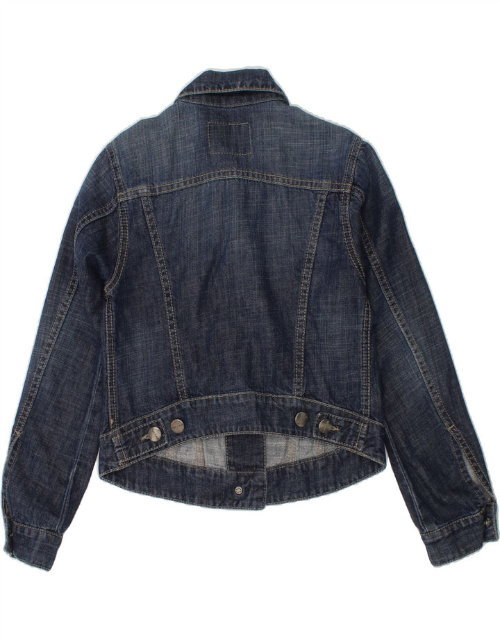 GAS Girls Denim Jacket 7-8 Years Blue Cotton Vintage Gas and Second-Hand Gas from Messina Hembry 