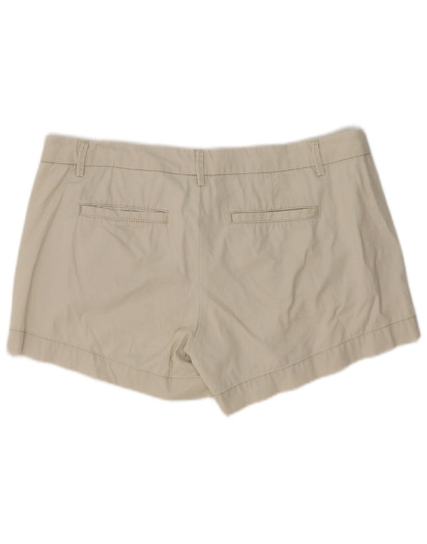 Женские шорты чинос Benetton UK 14, большие W36, бежевые, хлопок
