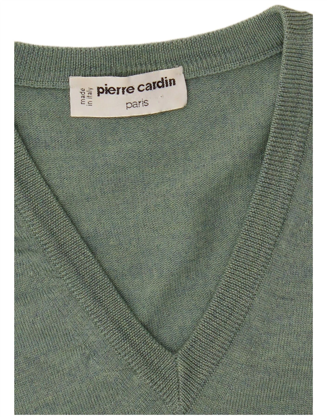 Мужской джемпер с v-образным вырезом Pierre Cardin, средний зеленый