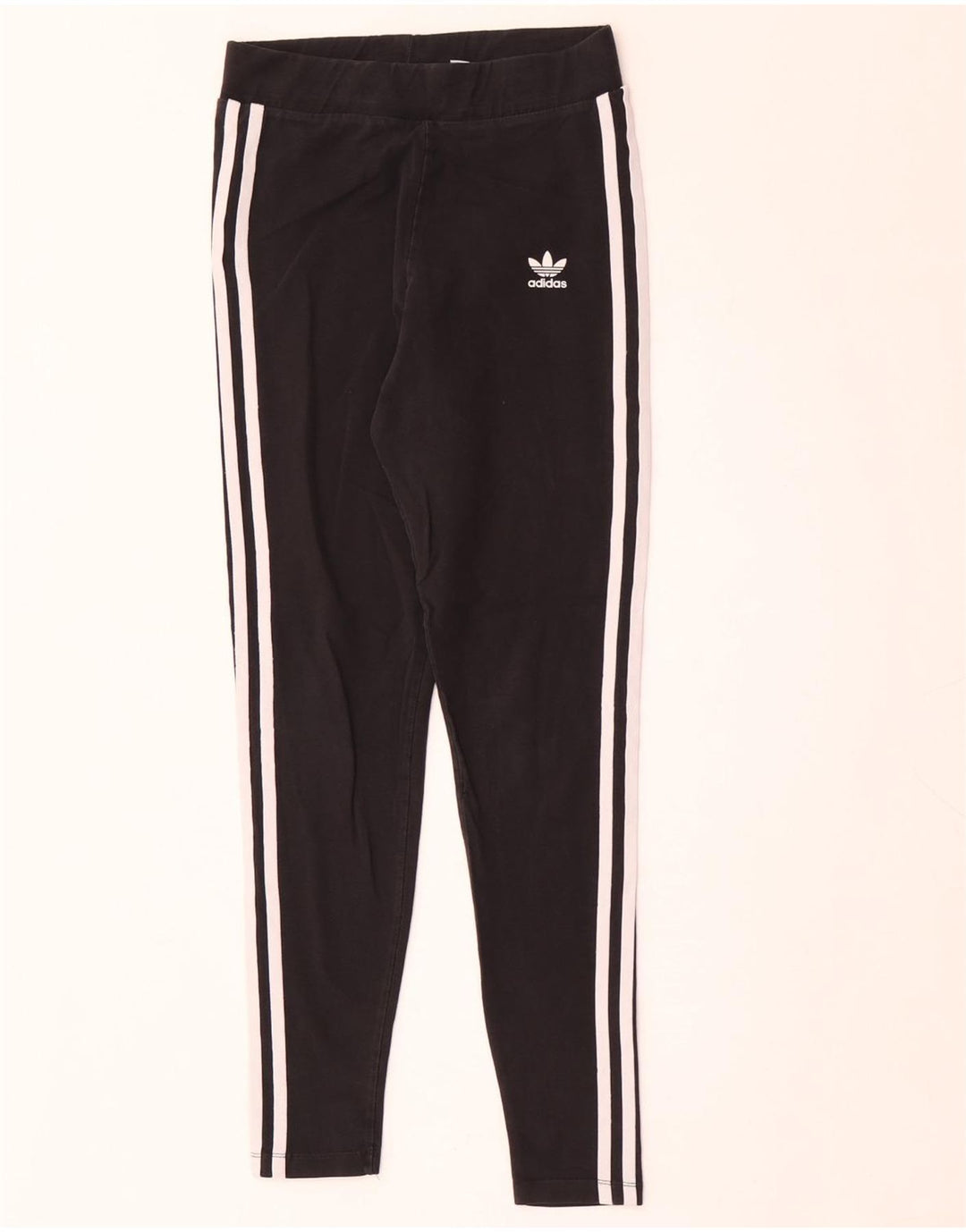 Женские леггинсы Adidas UK 10, маленькие, черные