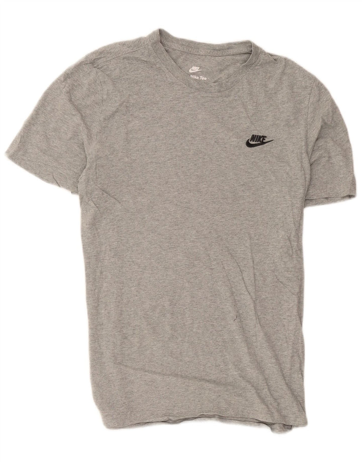 Женская футболка Nike Top UK 14, хлопковый средний серый цвет