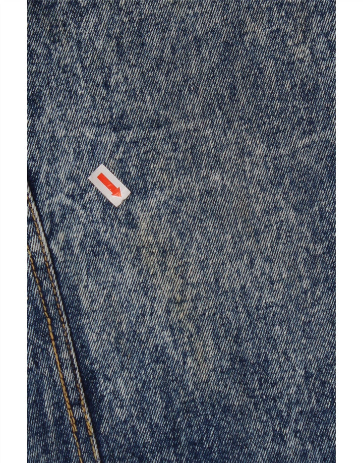 Юбка женская джинсовая VINTAGE W32, большая синяя