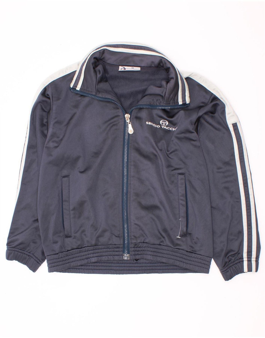 Спортивный костюм Sergio Tacchini для мальчиков, верхняя куртка 11–12 лет, средний темно-синий цвет