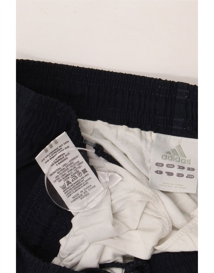 Мужские спортивные шорты ADIDAS среднего размера, темно-синие, полиэстер