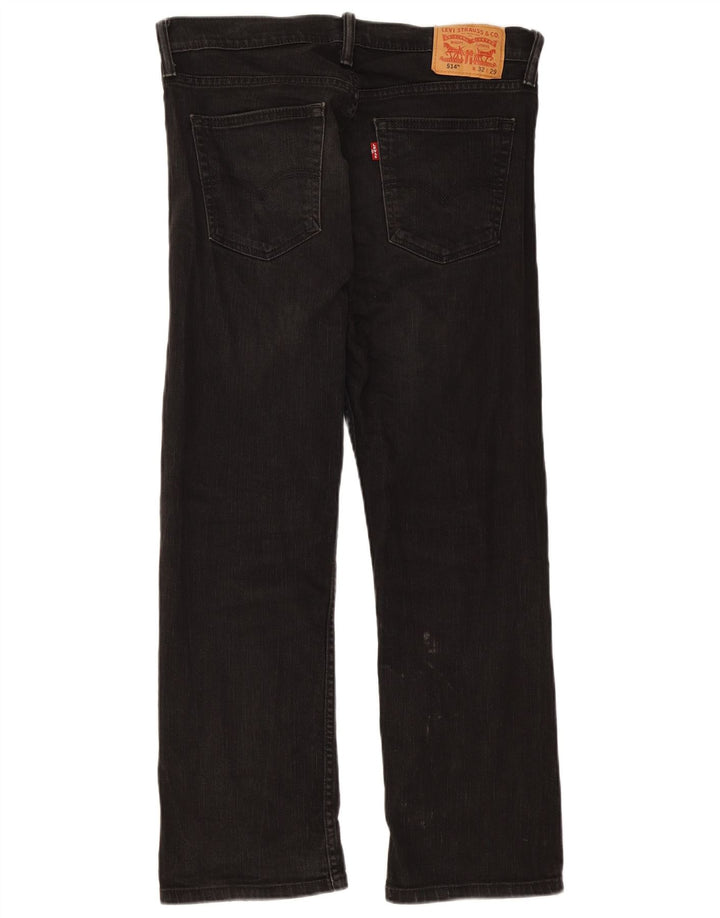 Мужские прямые джинсы Levi's 514 W32 L29, черный хлопок