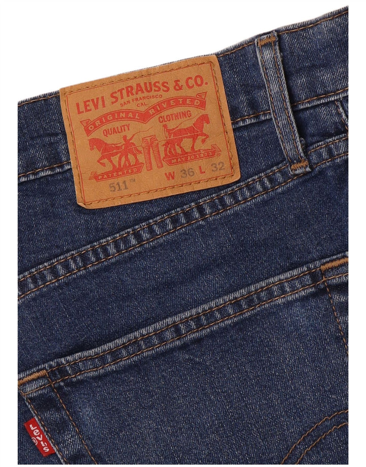 Мужские джинсы LEVI'S 511 Slim W36 L32 Синие