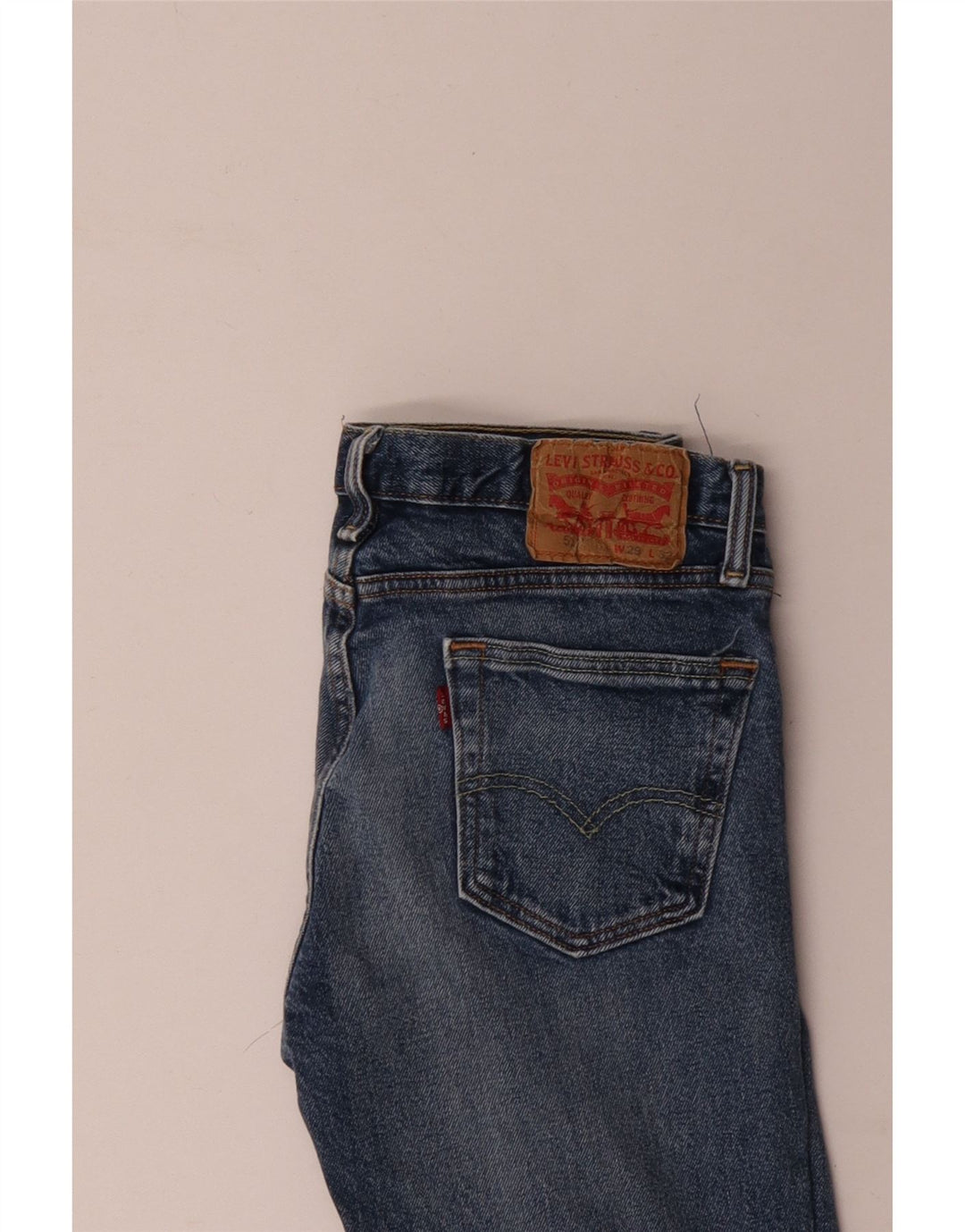 Женские узкие джинсы Levi's 511 W29 L32 синие, хлопок