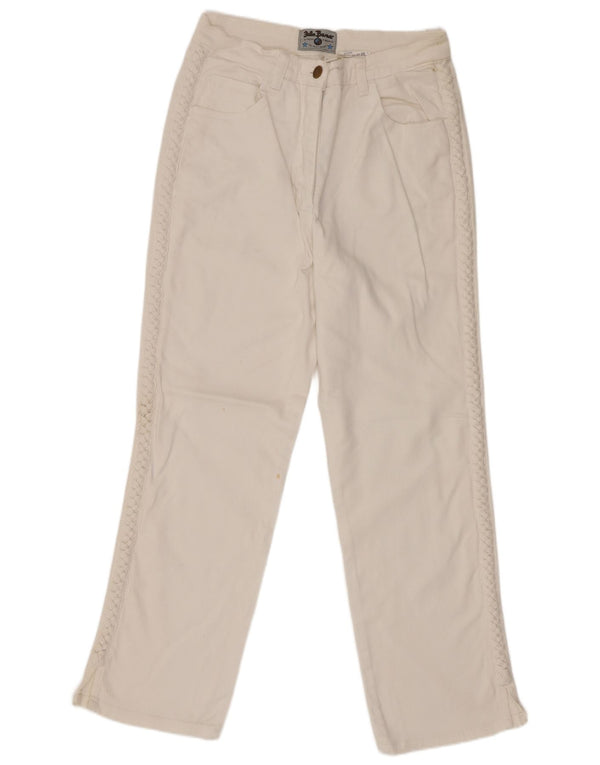 Джинсы John Baner женские прямые UK 14 Medium W28 L26 Белый хлопок