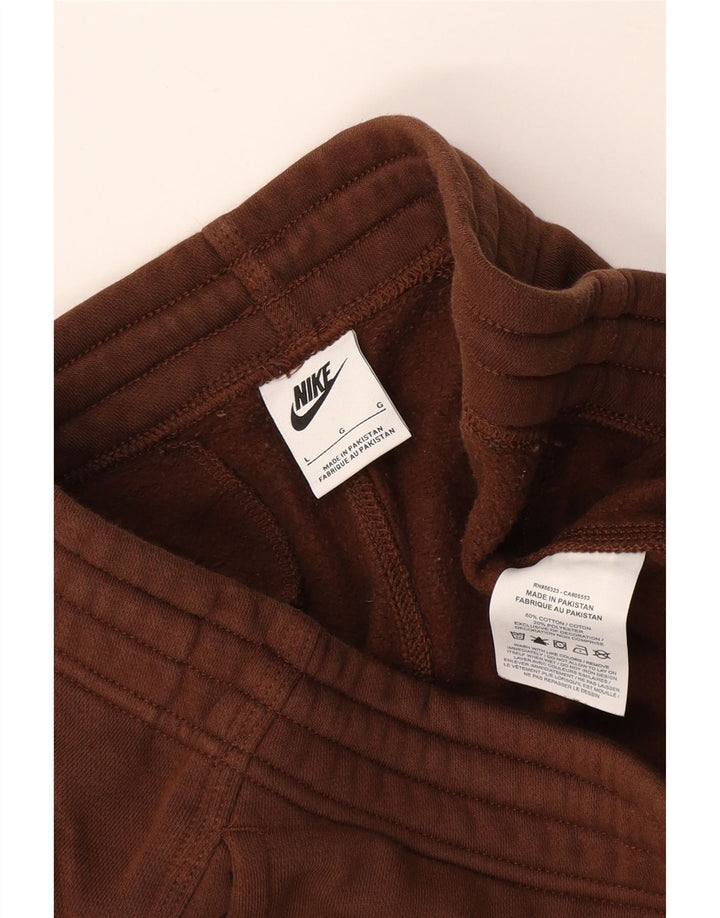 Мужские спортивные брюки Nike, большие коричневые хлопковые брюки для бега