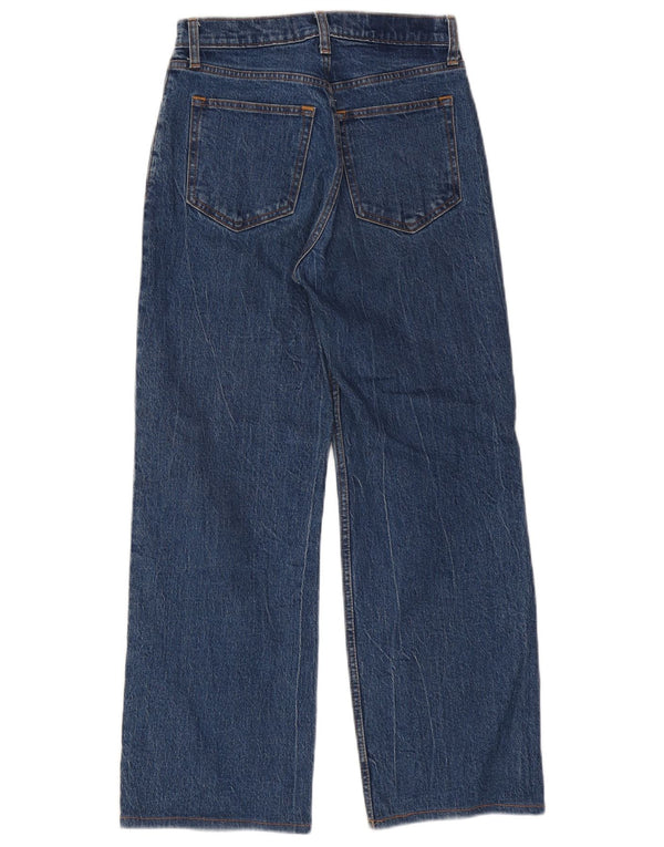 Женские свободные джинсы с высокой посадкой Abercrombie & Fitch США 2 XS W26 L27 Синие 90-е годы