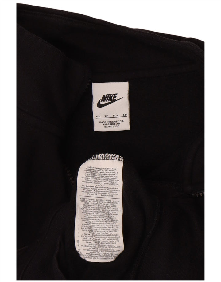 Мужской спортивный костюм Nike XS, черный, хлопковый с цветными блоками