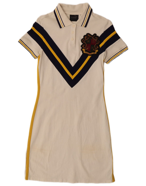 Женское платье-поло Puma UK 12, средний бежевый