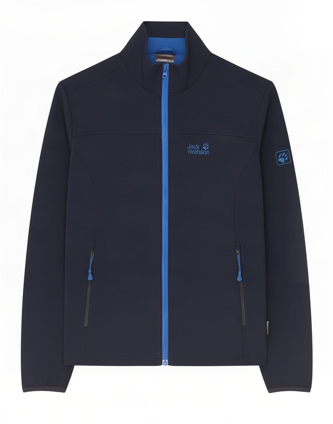 Мужская спортивная куртка Jack Wolfskin UK 36/38, средний темно-синий полиэстер