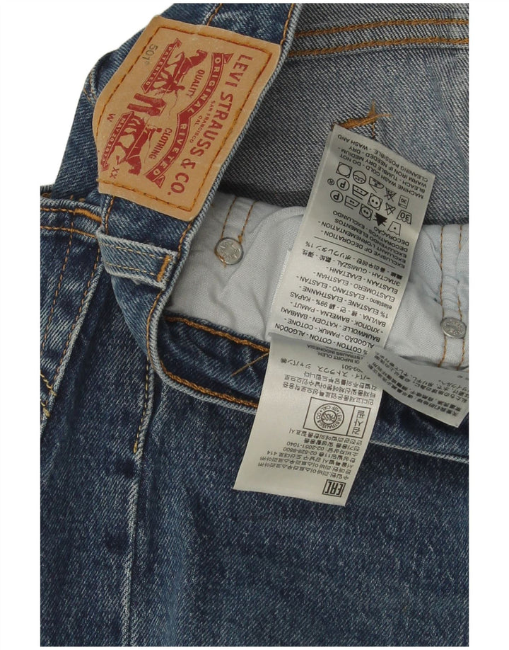 Мужские прямые джинсы Levi's 501 W30 L30 синие, хлопок