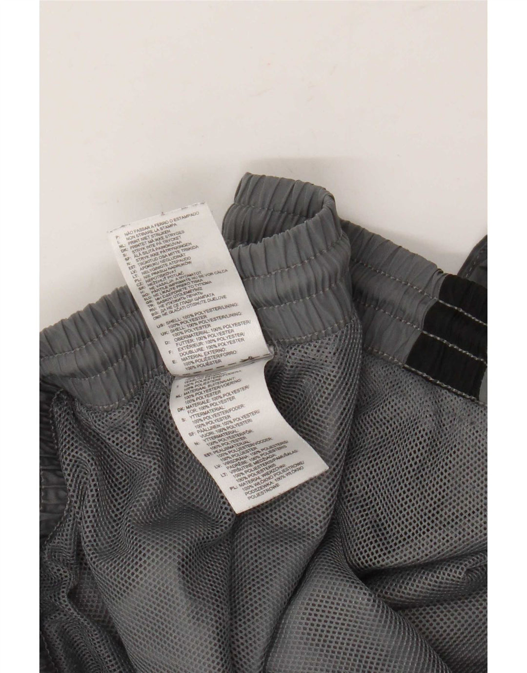 Мужские спортивные брюки Adidas Joggers XL, серые, полиэстер с цветными блоками