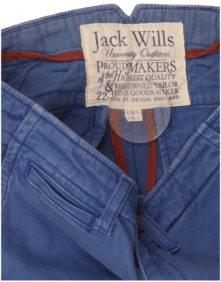 JACK WILLS Женские узкие брюки-чинос UK 8 Small W28 L29 Синие