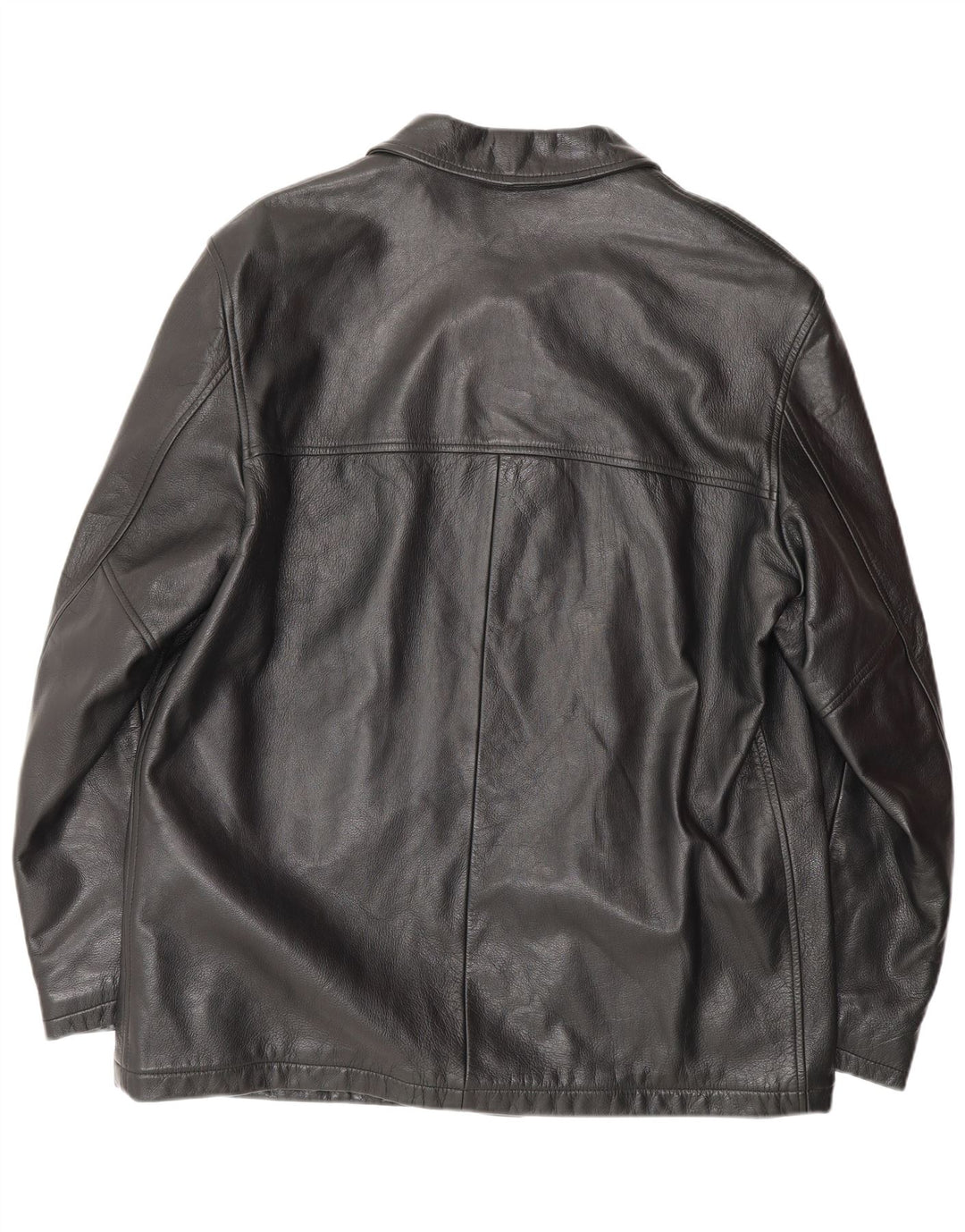 STEWART Мужская кожаная куртка UK 44 2XL Черная кожаная классика