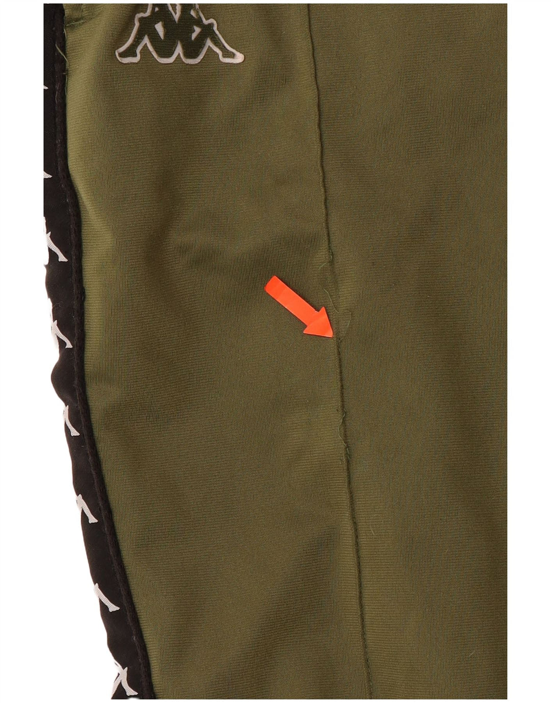 KAPPA Мужские спортивные брюки с графическим рисунком, джоггеры, большие зеленые цветные блоки