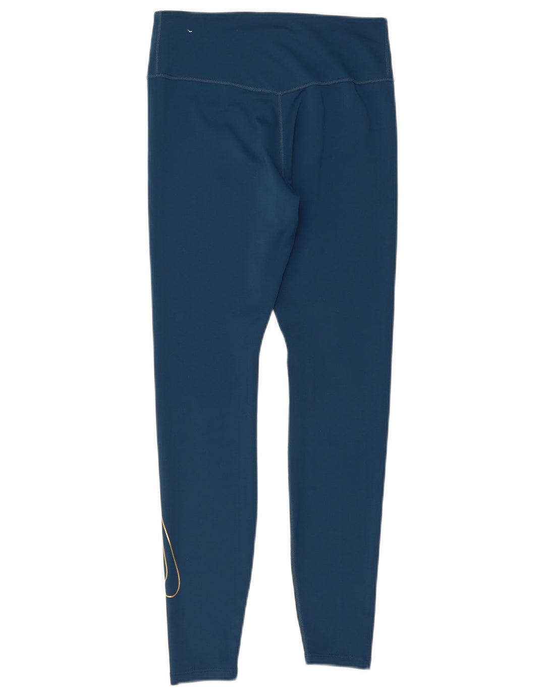 Женские леггинсы с рисунком Nike Dri Fit UK 12, средний синий полиэстер