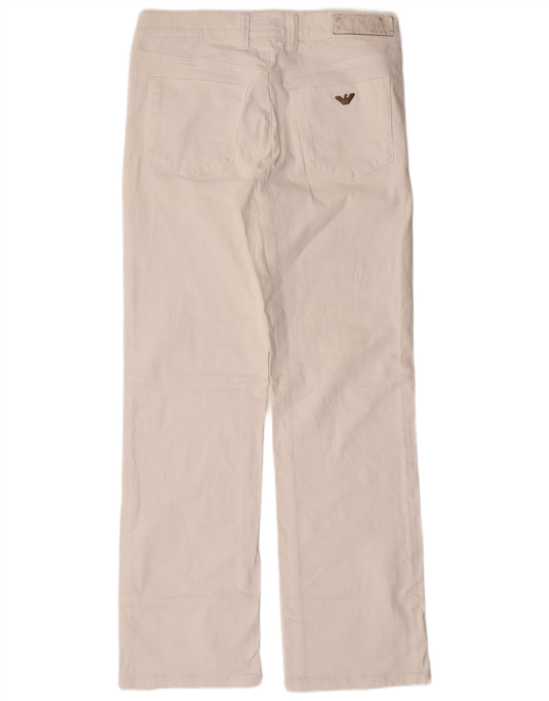 Женские прямые джинсы Armani Regular W29 L30, белый хлопок