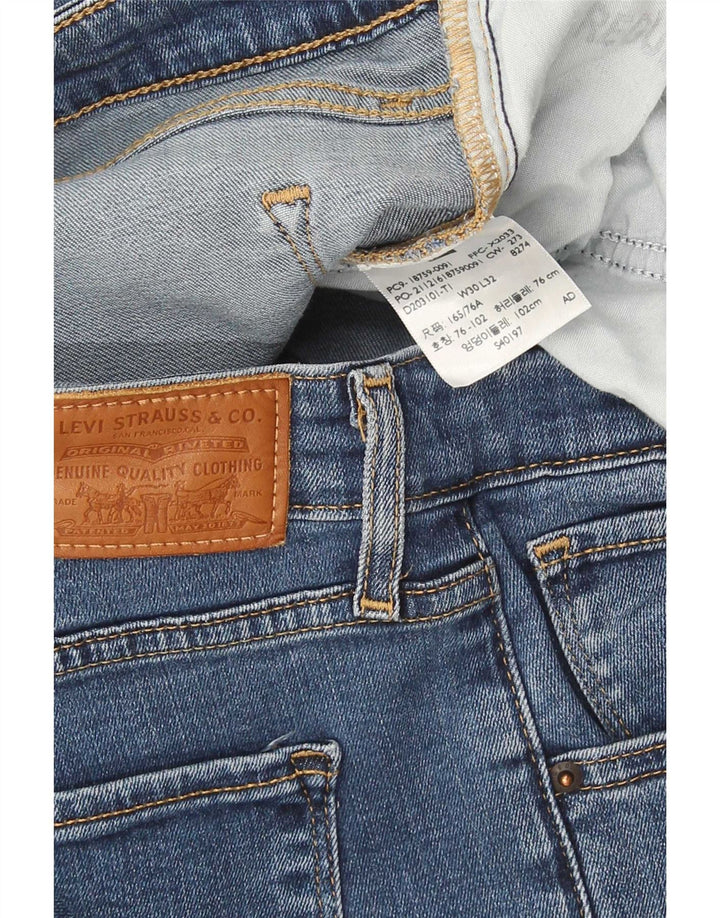 Женские джинсы Levi's 725 с высокой посадкой Bootcut W30 L32 синие