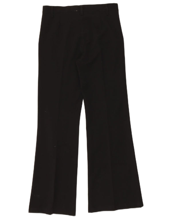 ВИНТАЖНЫЕ женские брюки чинос Bootcut, средний размер W30 L32, черный полиэстер