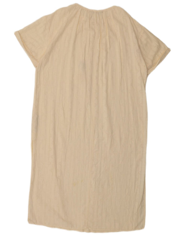 Женское платье прямого кроя Zara UK 18 XL, хлопок в бежевую полоску