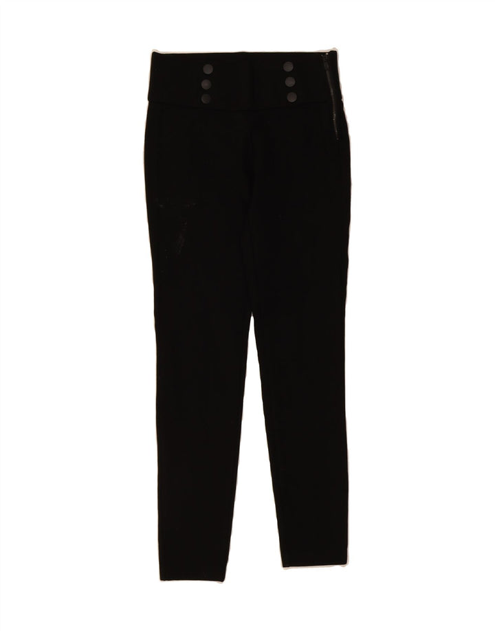 ZARA Womens Slim Trousers XS W24 L27 Black Vintage Zara and Second-Hand Zara from Messina Hembry 