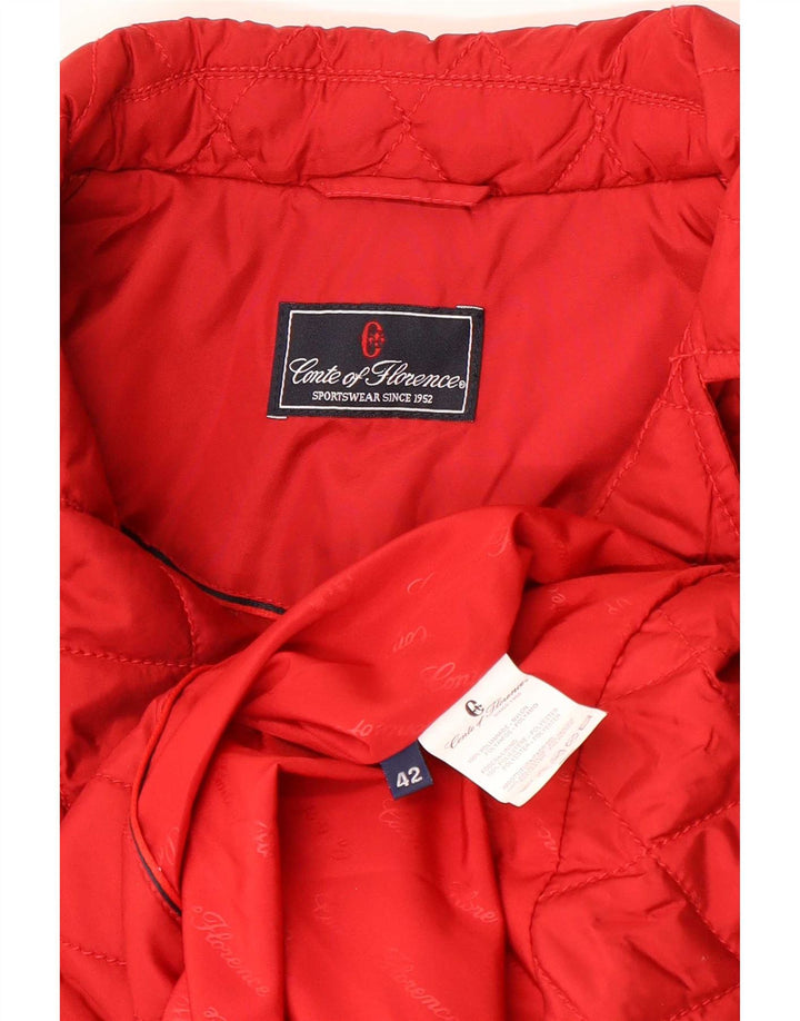 Женская стеганая куртка Conte of Florence IT 42 Medium Red Полиамид
