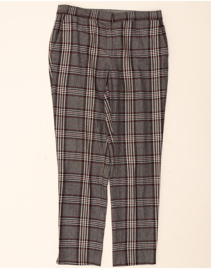 Брюки-чиносы Massimo Dutti женские EU 40 Medium W30 L29 Серые в клетку
