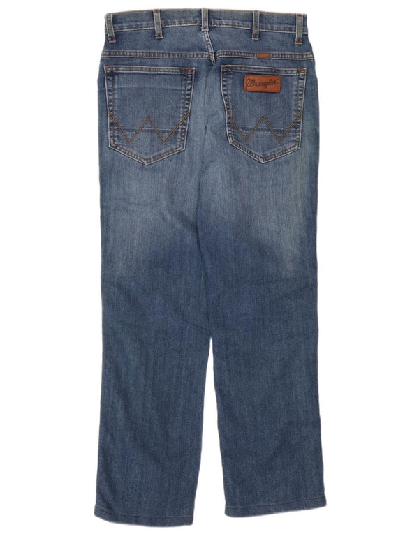 Мужские прямые джинсы Wrangler Texas Stretch W32 L27, синий хлопок