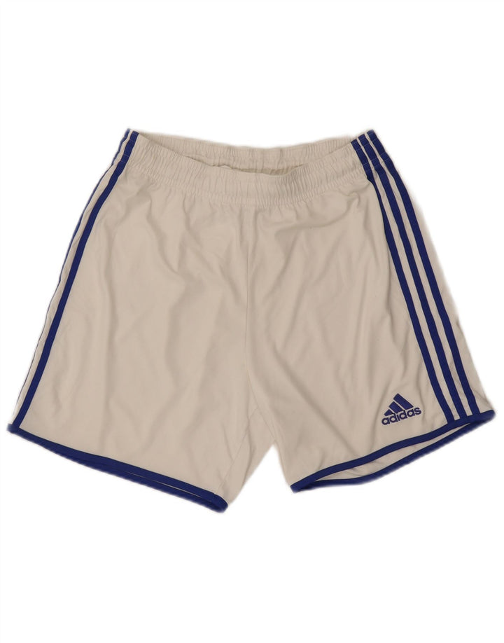 Мужские спортивные шорты Adidas Climalite, средний белый полиэстер