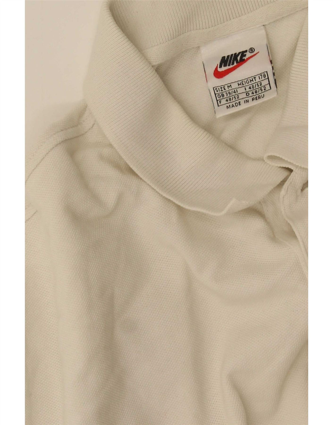 Мужская рубашка-поло Nike UK 39/41, средний белый