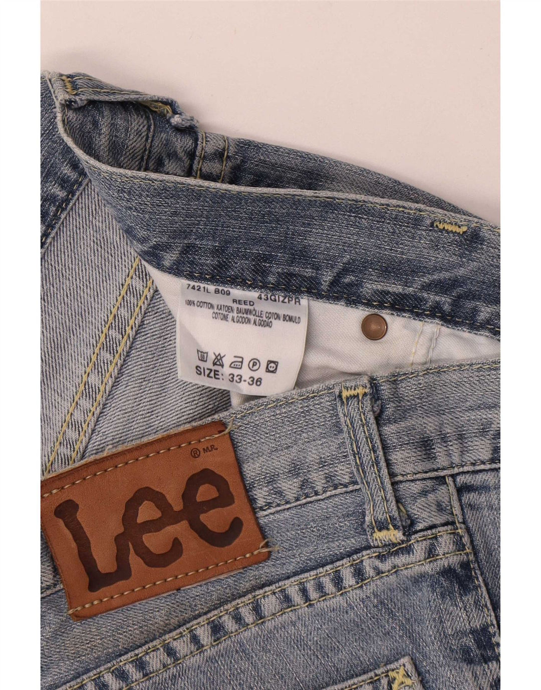 Женские джинсы Lee REED Bootcut W33 L36 синие, хлопок