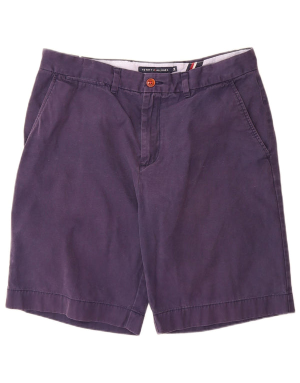 Мужские шорты чинос Tommy Hilfiger Classic Fit W34, большие, темно-синие, хлопковые