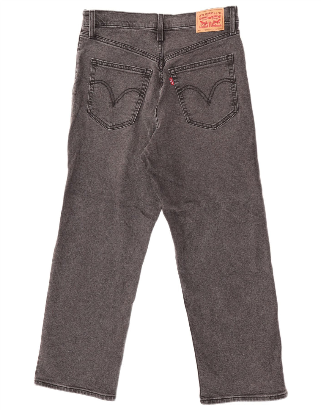 Мужские прямые джинсы Levi's W30 L27 серые, хлопок