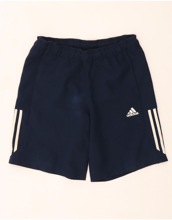 Мужские спортивные шорты ADIDAS Climalite, маленькие, темно-синие, полиэстер
