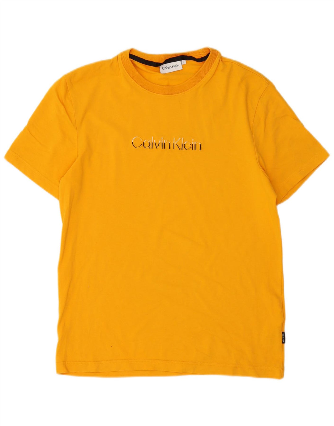 Мужская футболка Calvin Klein, маленький оранжевый хлопок