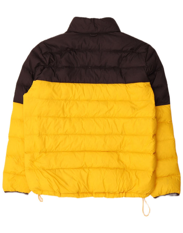Мужская стеганая куртка Jack Wolfskin UK 44/46 XL, желтая с цветными блоками