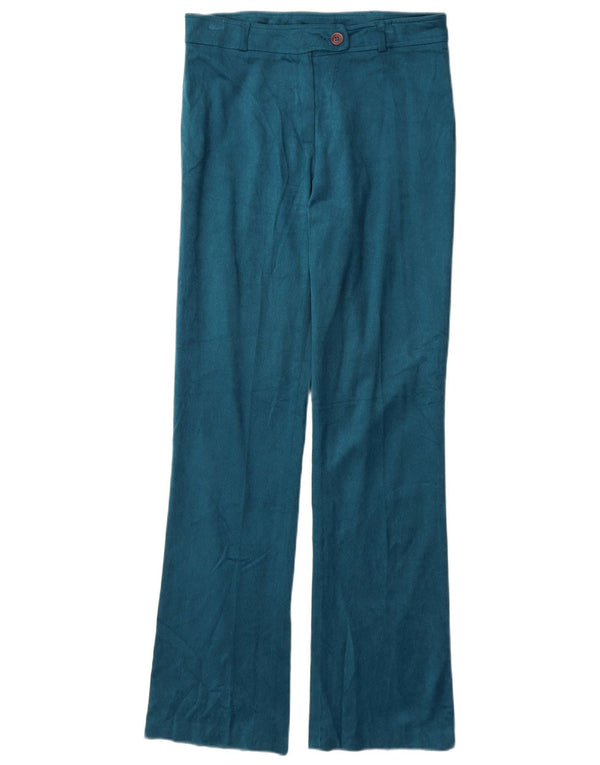 Женские костюмные брюки Topshop Bootcut UK 10, маленькие W28 L32, синие, вискоза